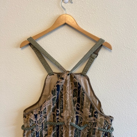 Free People Hold on Cords Overalls in Navy Combo - Picture 7 of 12